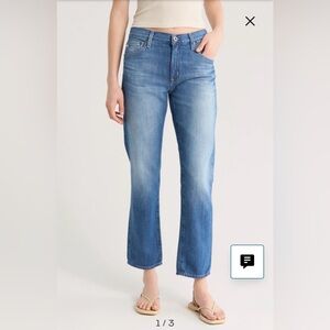 AG Women’s Ex-Boyfriend Ankle Slouchy Slim Jeans in Serenity Size 27 NWT ($215)